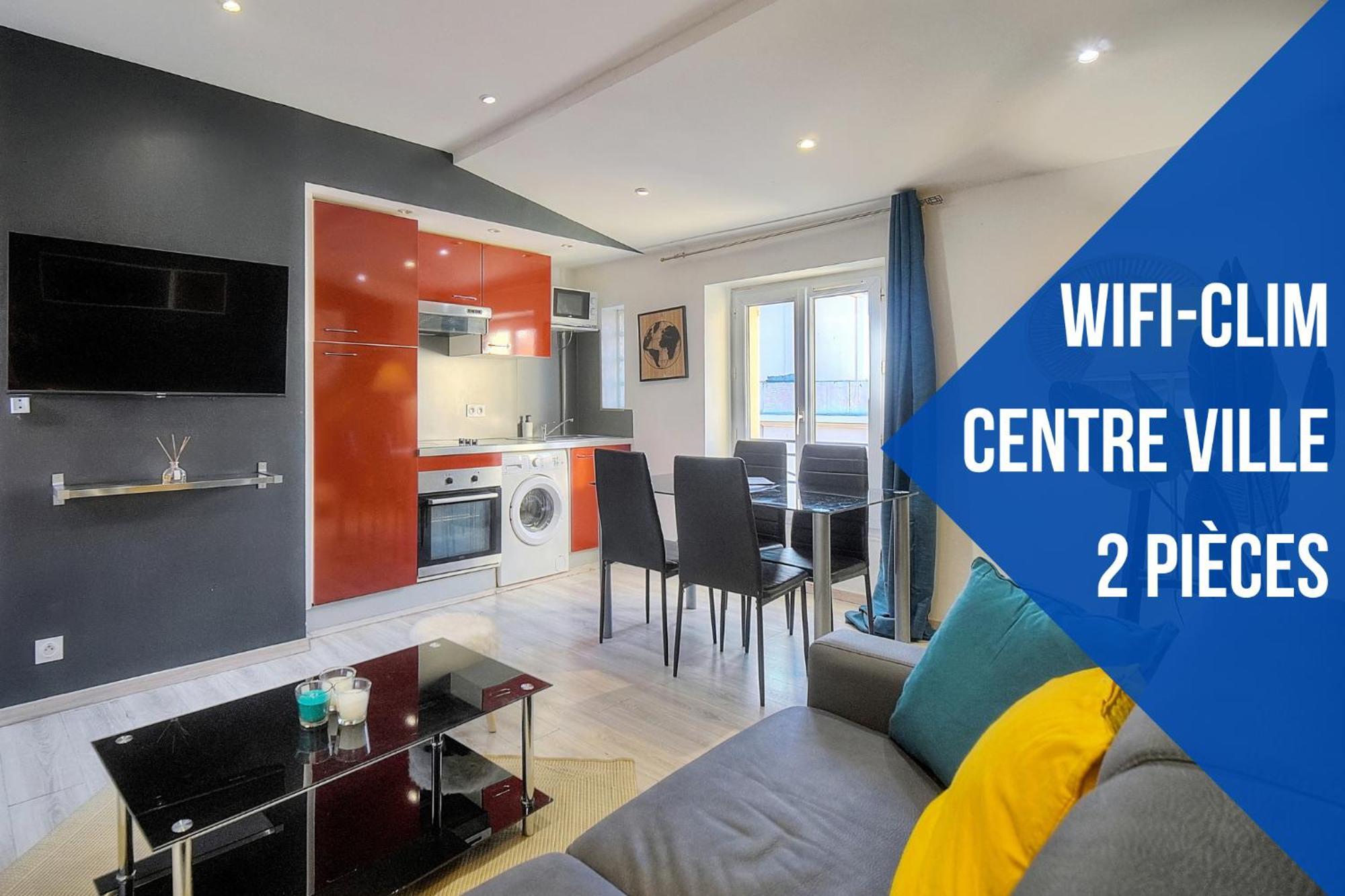 Apartmán Le Chris - Centre - Wifi - Verriere Cote D'Azur Cannes Pokoj fotografie