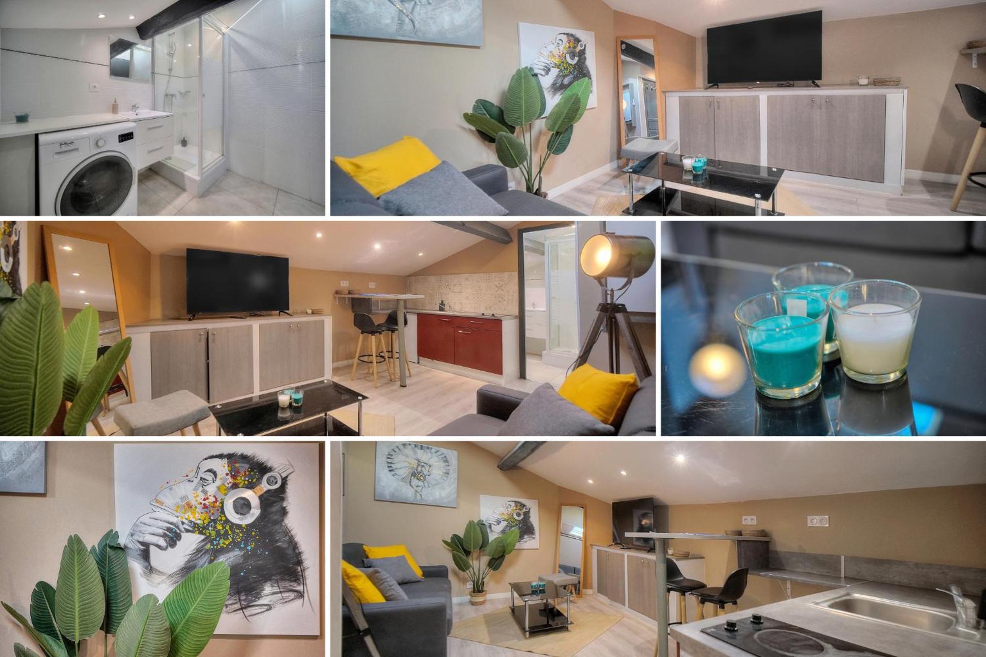 Apartmán Le Chris - Centre - Wifi - Verriere Cote D'Azur Cannes Pokoj fotografie