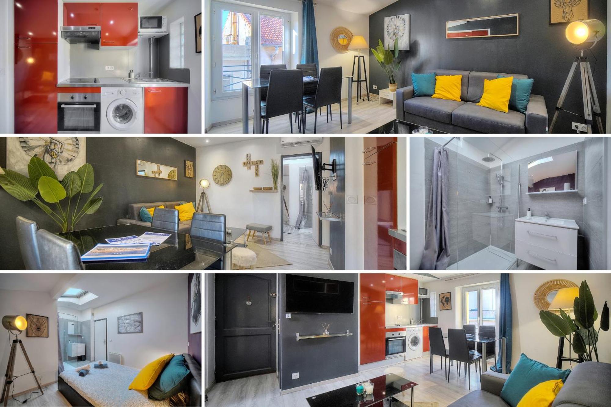 Apartmán Le Chris - Centre - Wifi - Verriere Cote D'Azur Cannes Pokoj fotografie